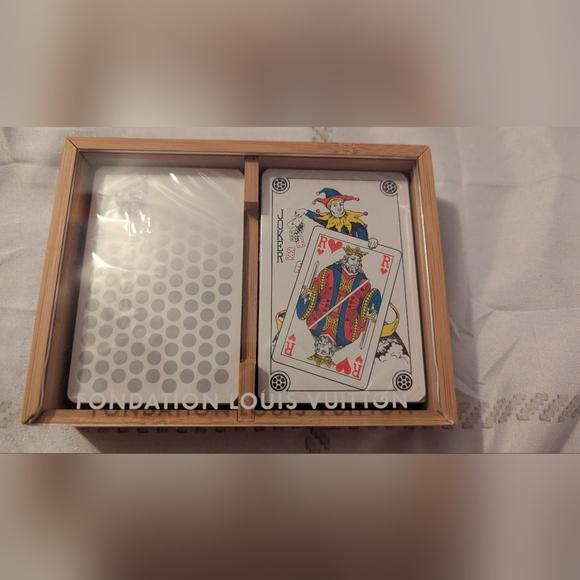 Louis Vuitton Foundation Playing Cards Two Decks with COA NIB - Picture 3 of 13